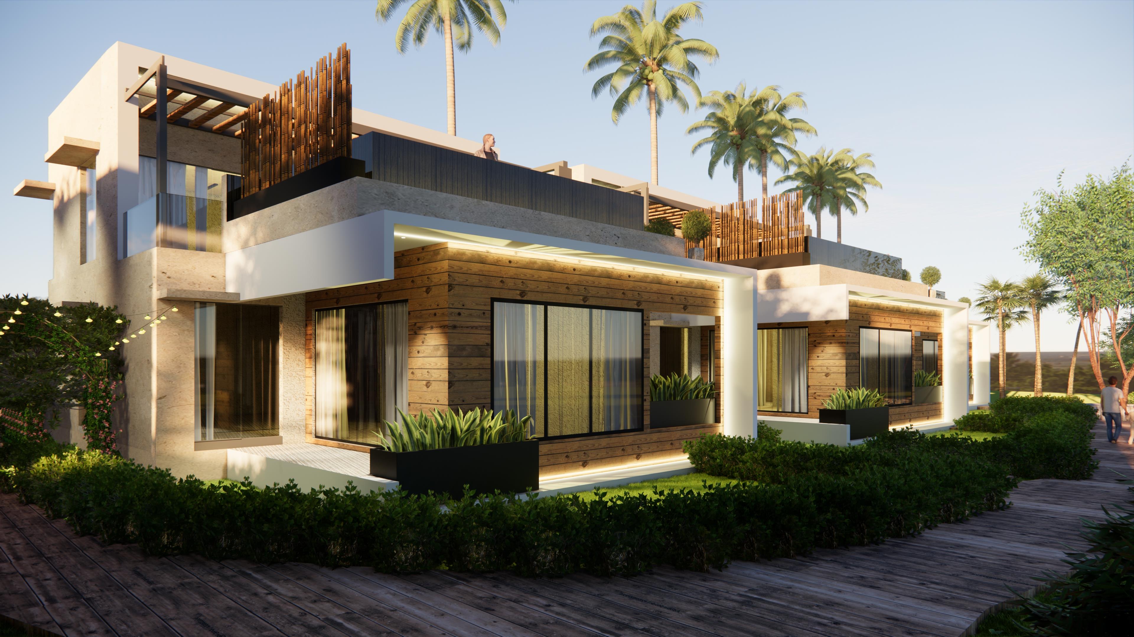 Wood Land river villa img